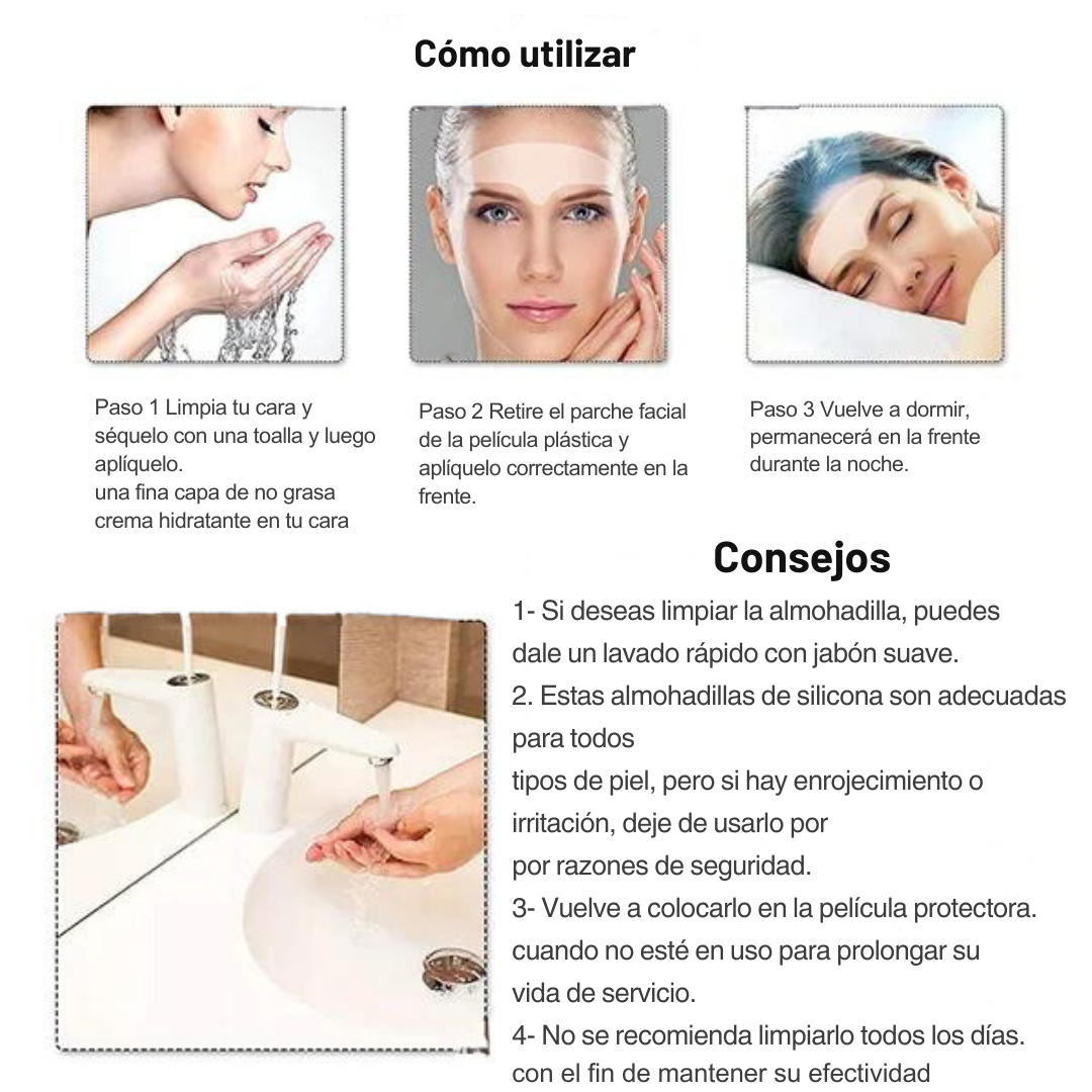 Parches de silicona reutilizables antiarrugas + 1 UNIDAD EXTRA GRATIS🎁