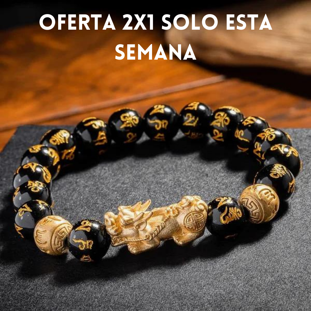 Exclusiva Oferta 2 X 1 Pulsera de riqueza y suerte FengShui